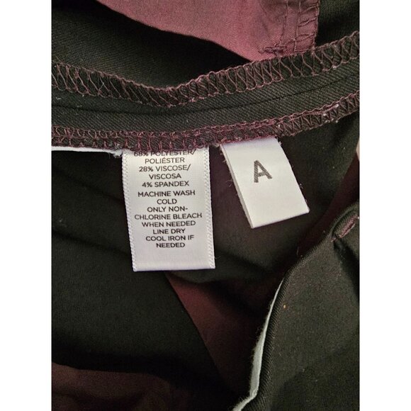 Loft Straight Leg Black Stretch Marisa Trouser Dress Pants Size 14 - Picture 5 of 10